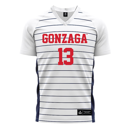 Gonzaga - NCAA Women's Soccer : Samantha Snorsky - White Soccer Jersey-0