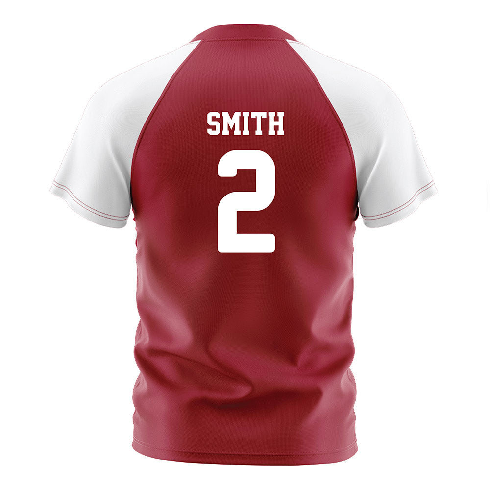 Arkansas - NCAA Women's Soccer : Keegan Smith - Cardinal Soccer Jersey-1