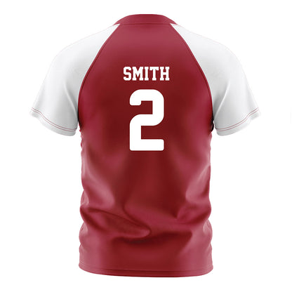 Arkansas - NCAA Women's Soccer : Keegan Smith - Cardinal Soccer Jersey-1