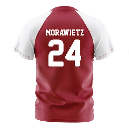 Arkansas - NCAA Women's Soccer : Kayla Morawietz - Cardinal Soccer Jersey-1