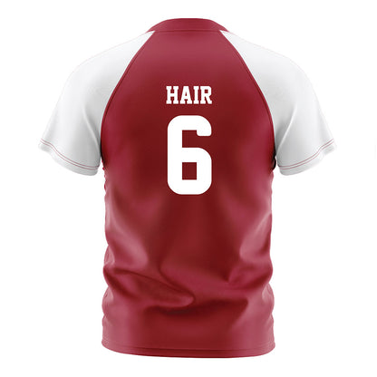 Arkansas - NCAA Women's Soccer : Cora Hair - Cardinal Soccer Jersey-1