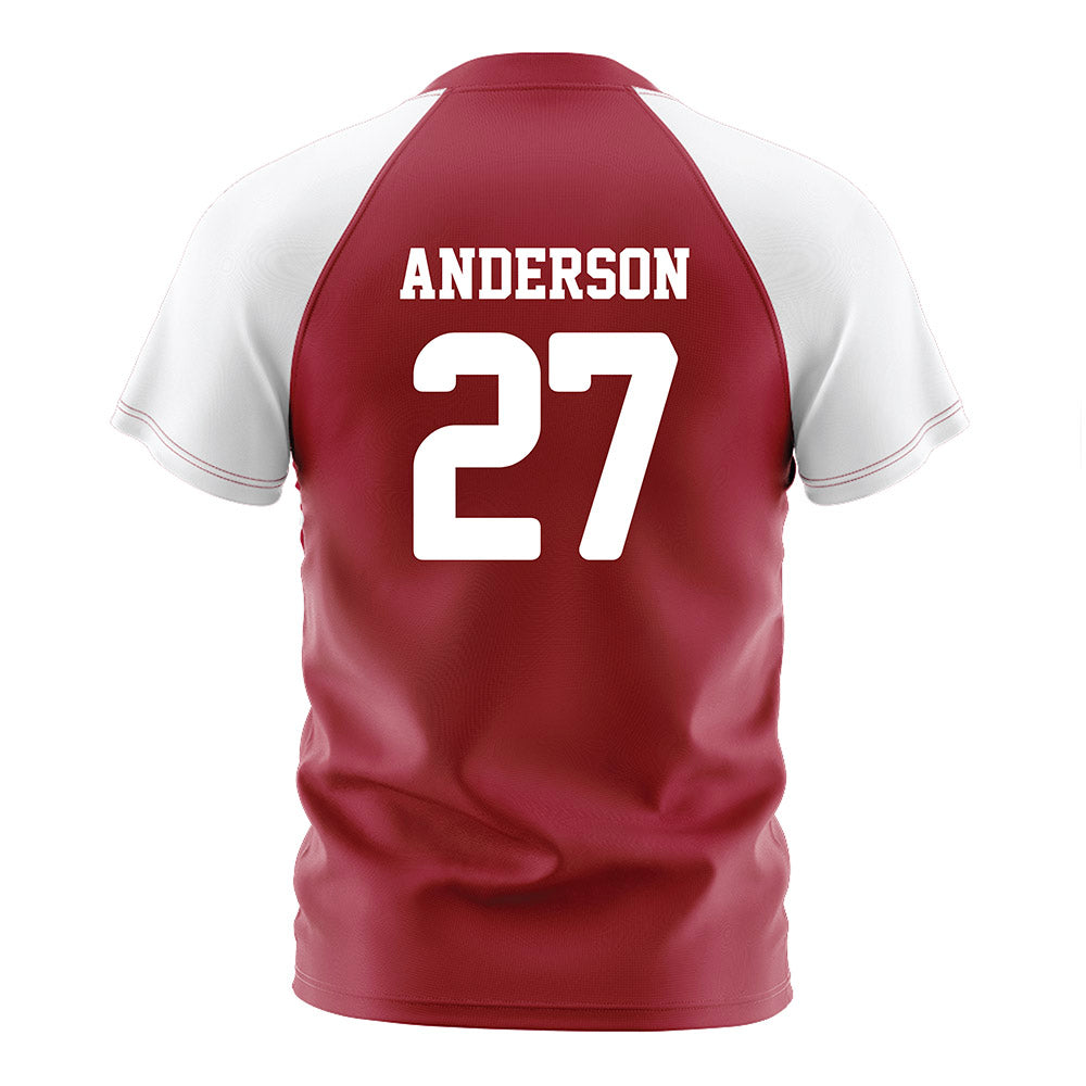 Arkansas - NCAA Women's Soccer : Dejionee Anderson - Cardinal Soccer Jersey
