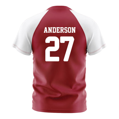 Arkansas - NCAA Women's Soccer : Dejionee Anderson - Cardinal Soccer Jersey