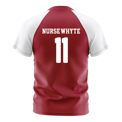Arkansas - NCAA Women's Soccer : Aniyah Nurse-Whyte - Cardinal Soccer Jersey-1