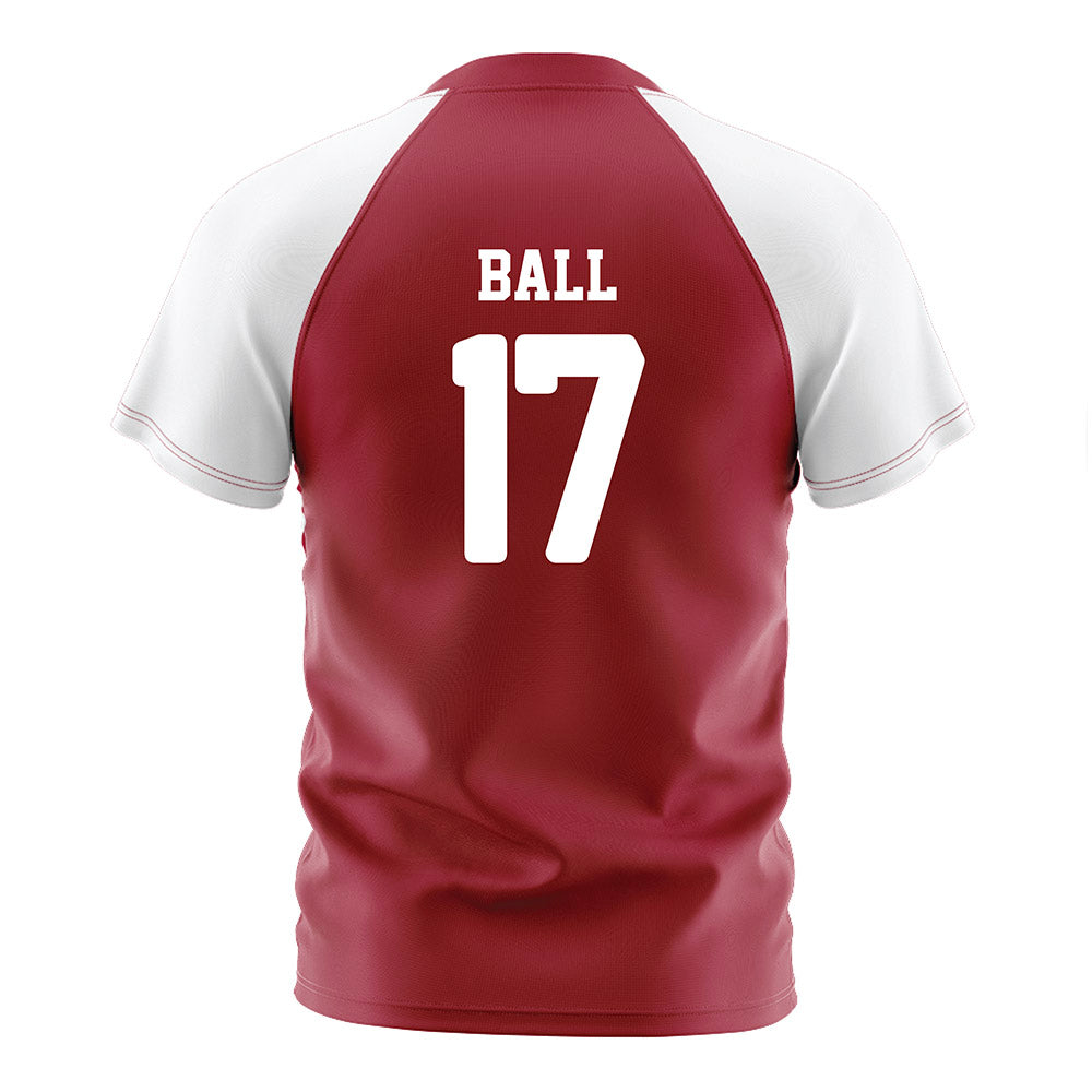 Arkansas - NCAA Women's Soccer : Kennedy Ball - Cardinal Soccer Jersey-1