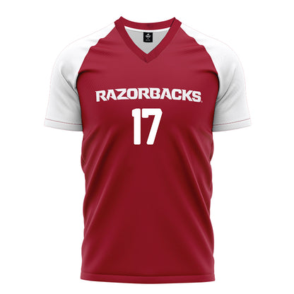 Arkansas - NCAA Women's Soccer : Kennedy Ball - Cardinal Soccer Jersey-0
