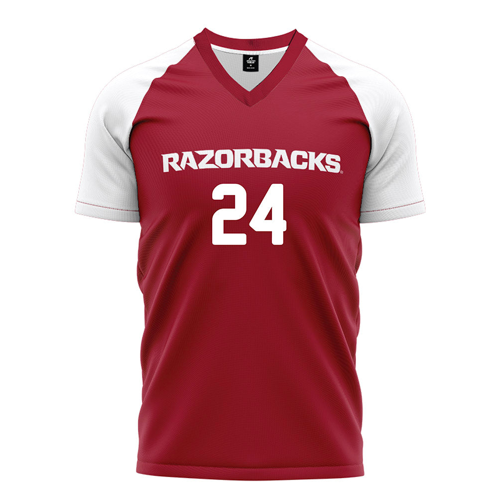 Arkansas - NCAA Women's Soccer : Kayla Morawietz - Cardinal Soccer Jersey-0