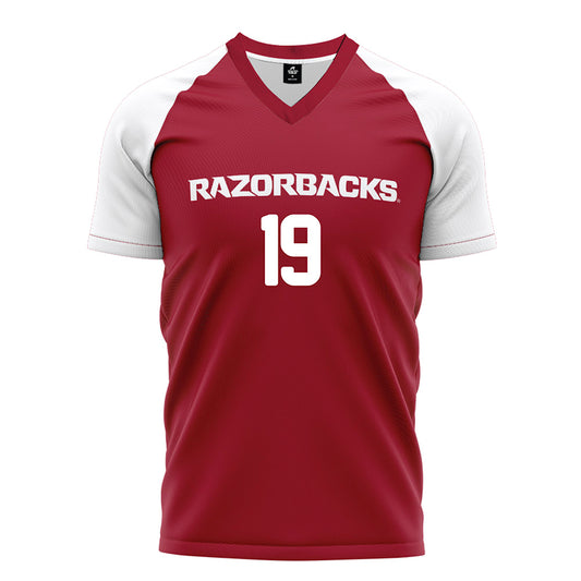 Arkansas - NCAA Women's Soccer : Paige Szymanski - Cardinal Soccer Jersey-0