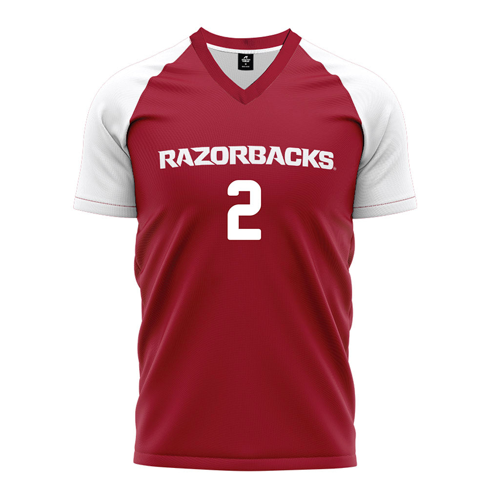 Arkansas - NCAA Women's Soccer : Keegan Smith - Cardinal Soccer Jersey-0
