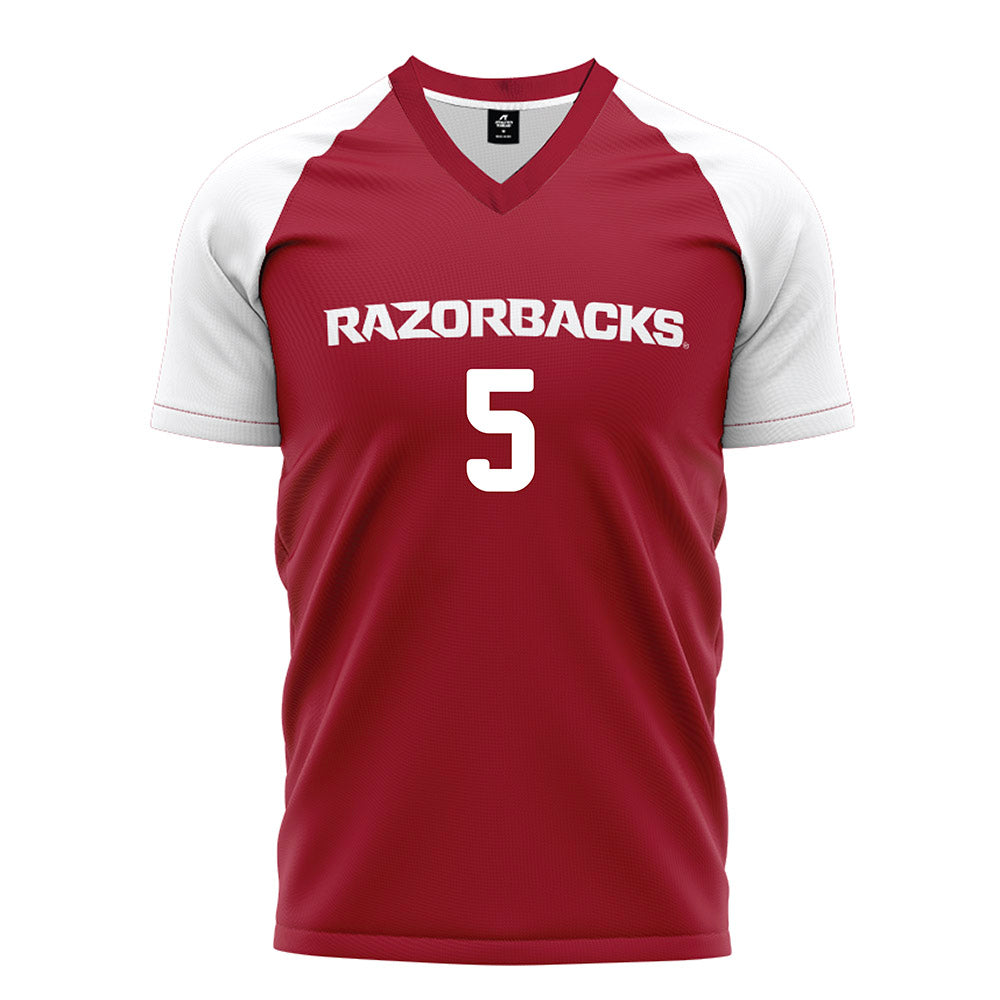 Arkansas - NCAA Women's Soccer : Bella Field - Cardinal Soccer Jersey