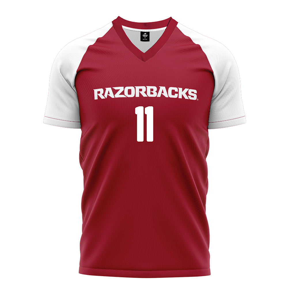 Arkansas - NCAA Women's Soccer : Aniyah Nurse-Whyte - Cardinal Soccer Jersey-0
