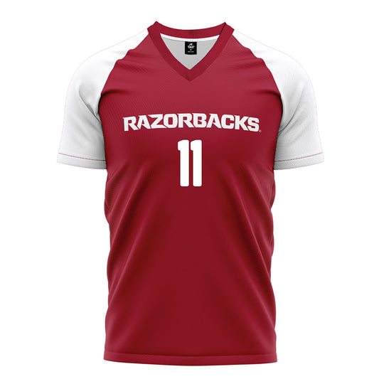 Arkansas - NCAA Women's Soccer : Aniyah Nurse-Whyte - Cardinal Soccer Jersey-0