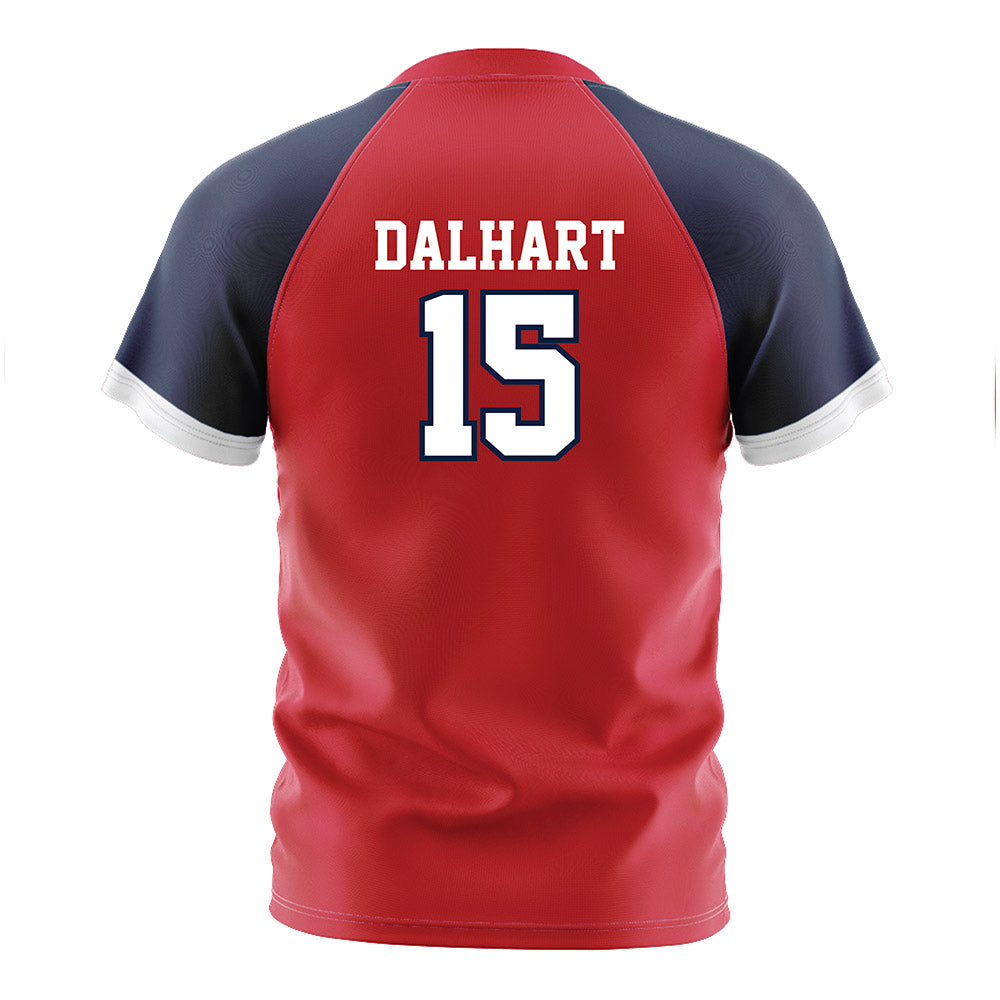 Gonzaga - NCAA Men's Soccer : Isaac Dalhart - Red Soccer Jersey-1