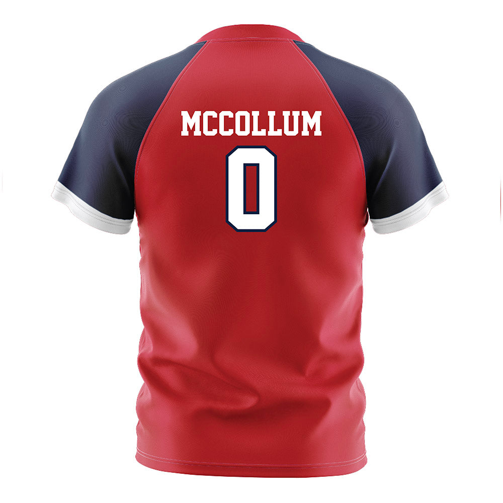 Gonzaga - NCAA Women's Soccer : Michaela McCollum - Red Soccer Jersey-1