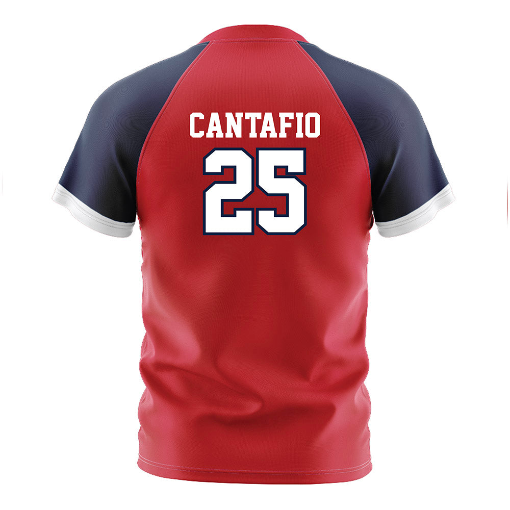 Gonzaga - NCAA Men's Soccer : Dylan Cantafio - Red Soccer Jersey-1