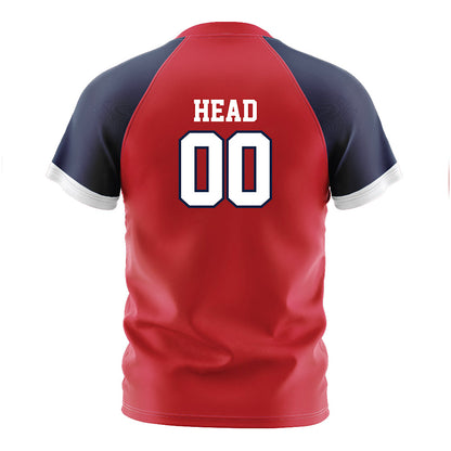 Gonzaga - NCAA Women's Soccer : Sydney Head - Red Soccer Jersey-1