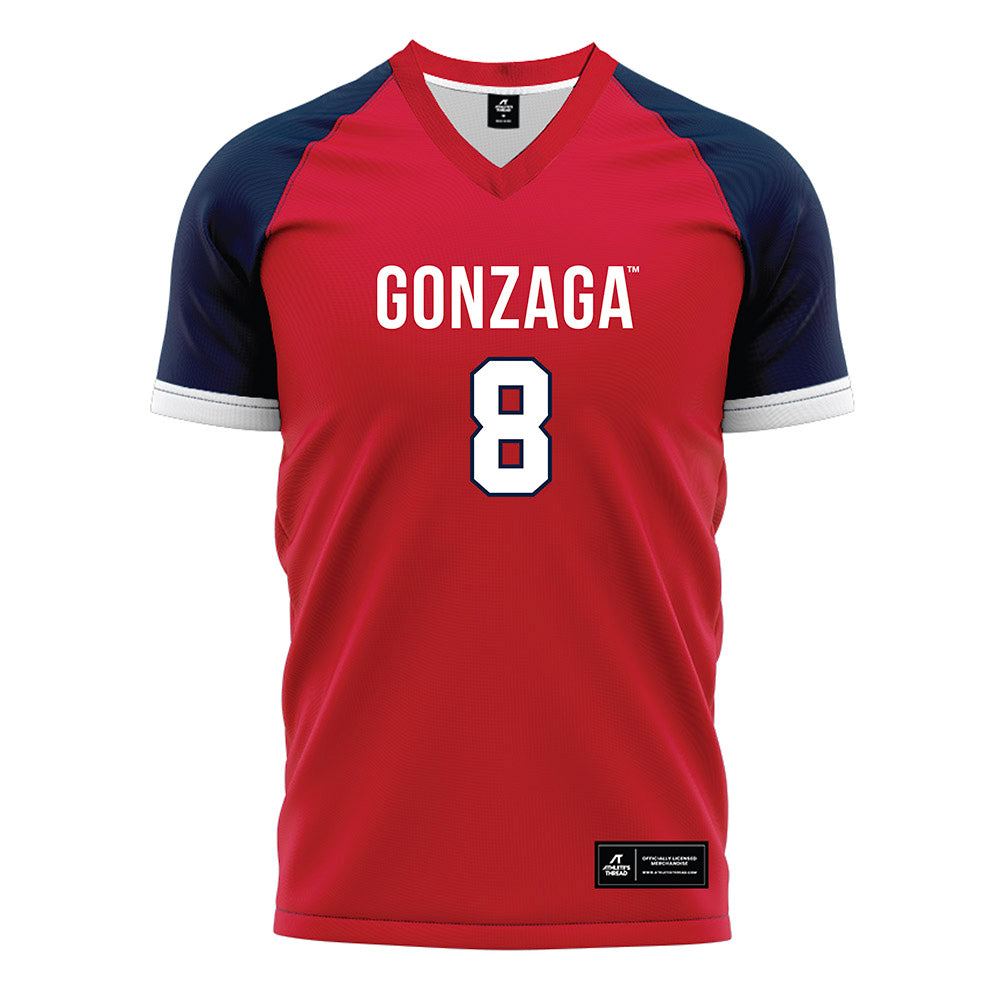 Gonzaga - NCAA Women's Soccer : Anna Rydin - Red Soccer Jersey-0