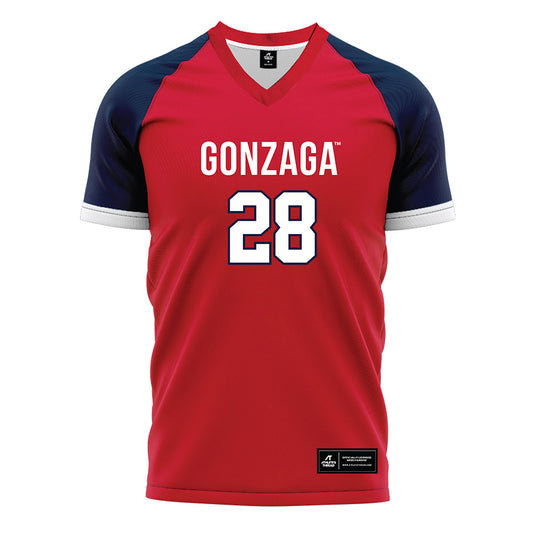 Gonzaga - NCAA Women's Soccer : Emily Todd - Red Soccer Jersey-0