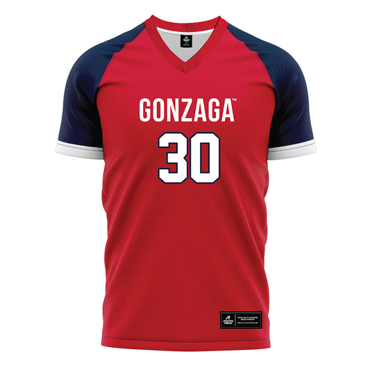 Gonzaga - NCAA Women's Soccer : Kelli Chapple - Red Soccer Jersey-0