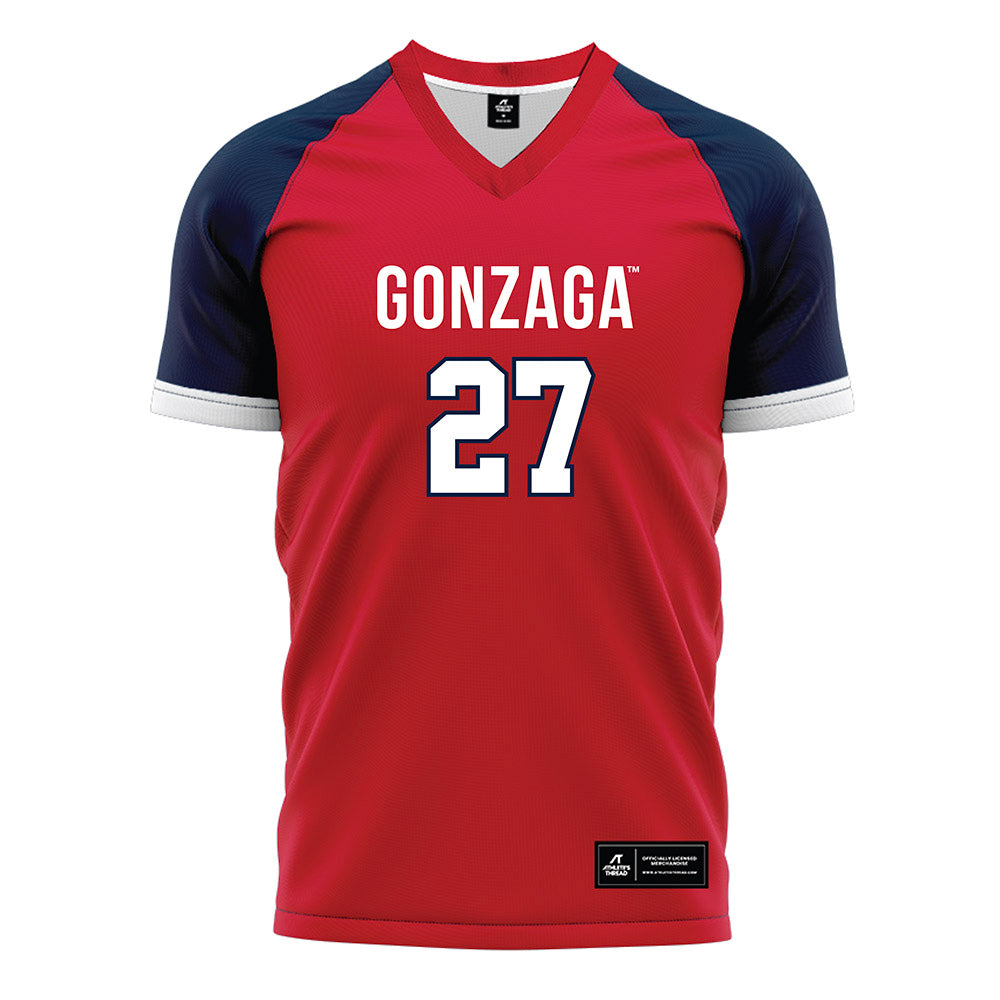 Gonzaga - NCAA Women's Soccer : Makayla Werner - Red Soccer Jersey-0