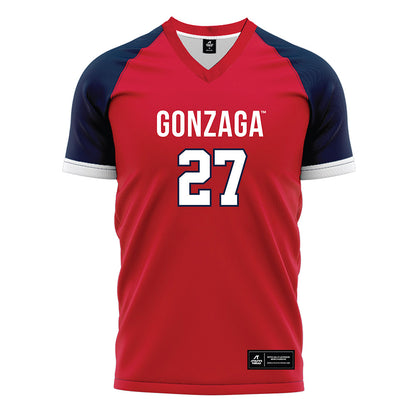 Gonzaga - NCAA Women's Soccer : Makayla Werner - Red Soccer Jersey-0