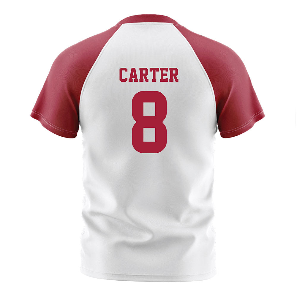 Arkansas - NCAA Women's Soccer : Kate Carter - White Soccer Jersey