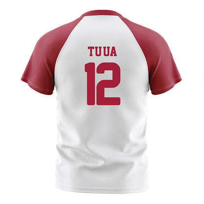 Arkansas - NCAA Women's Soccer : Vailana Tu'ua - White Soccer Jersey-1