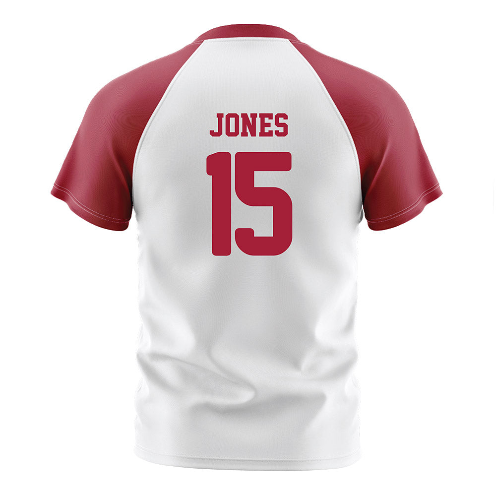 Arkansas - NCAA Women's Soccer : Sabrina Jones - White Soccer Jersey