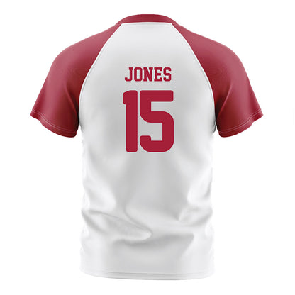 Arkansas - NCAA Women's Soccer : Sabrina Jones - White Soccer Jersey