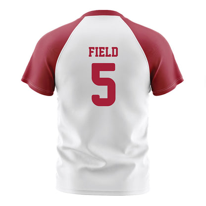 Arkansas - NCAA Women's Soccer : Bella Field - White Soccer Jersey