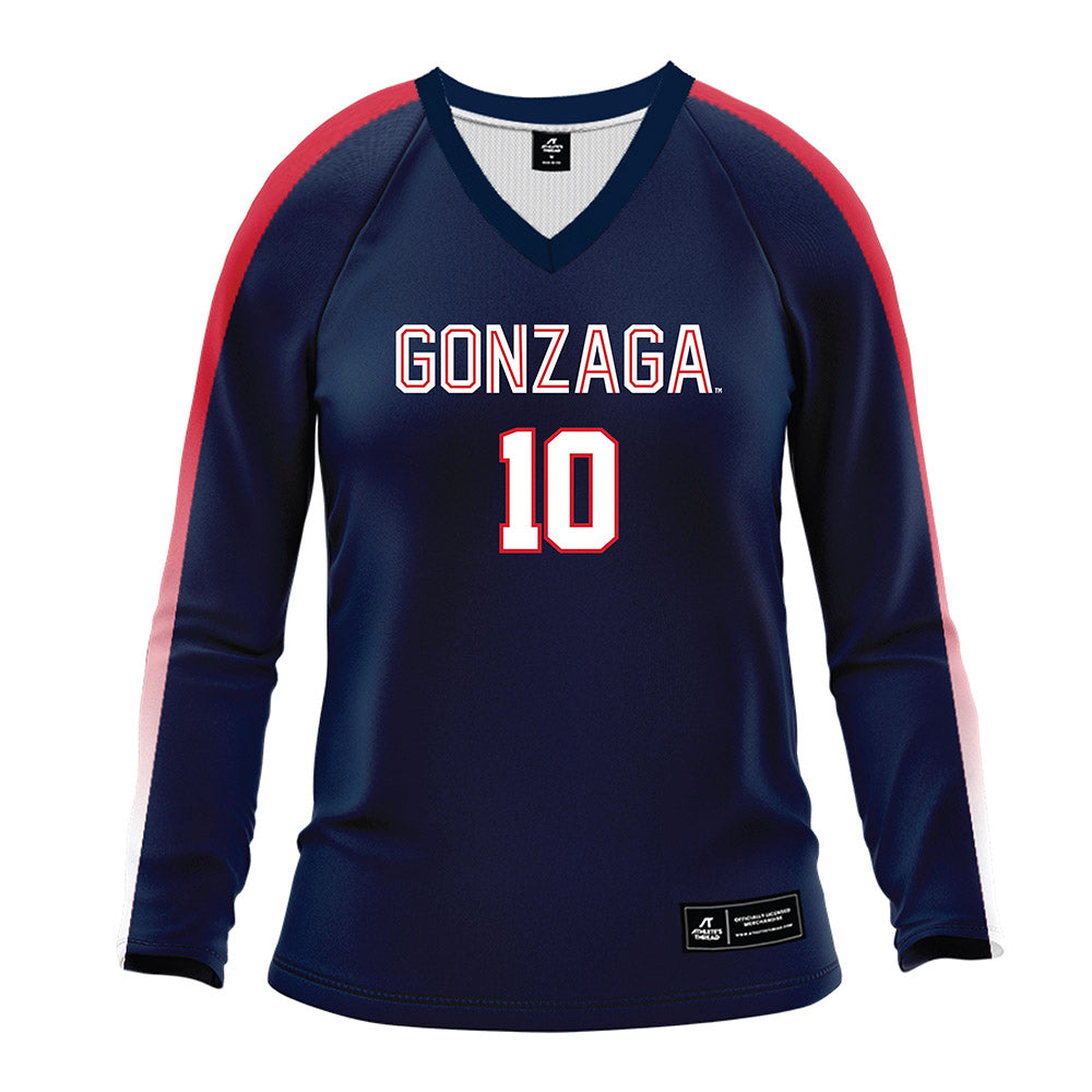 Gonzaga - NCAA Women's Volleyball : Hazel Murphy - Navy Volleyball Jersey-0
