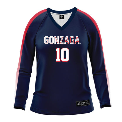 Gonzaga - NCAA Women's Volleyball : Hazel Murphy - Navy Volleyball Jersey-0