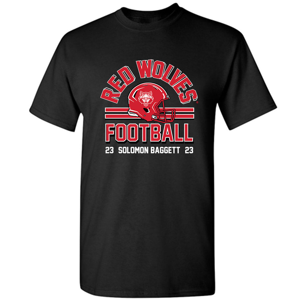 Arkansas State - NCAA Football : Solomon Baggett - T-Shirt-0