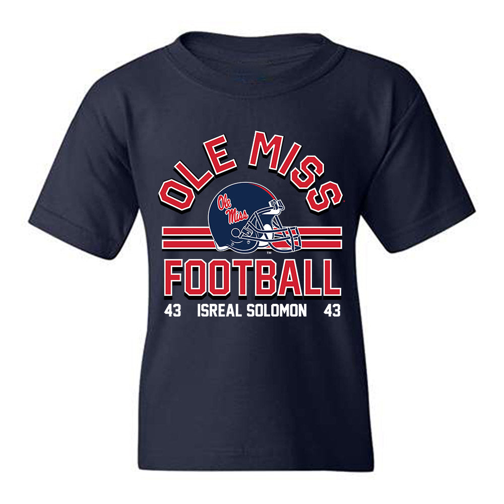 Ole Miss - NCAA Football : Isreal Solomon - Classic Fashion Shersey Youth T-Shirt-0