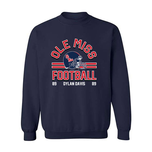 Ole Miss - NCAA Football : Dylan Davis - Classic Fashion Shersey Crewneck Sweatshirt-0