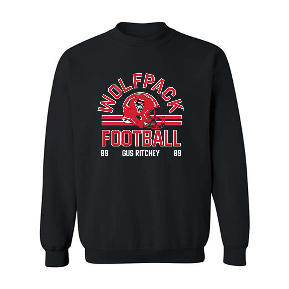 NC State - NCAA Football : Gus Ritchey - Classic Fashion Shersey Crewneck Sweatshirt-0