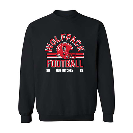 NC State - NCAA Football : Gus Ritchey - Classic Fashion Shersey Crewneck Sweatshirt-0