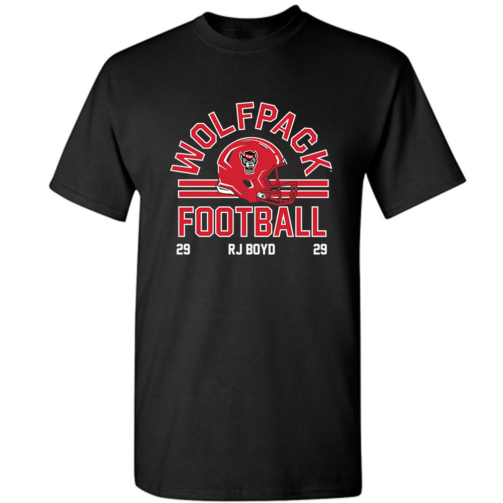 NC State - NCAA Football : RJ Boyd - Classic Fashion Shersey T-Shirt-0