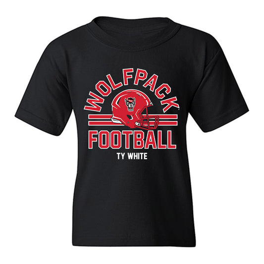 NC State - NCAA Football : Ty White - Classic Fashion Shersey Youth T-Shirt-0