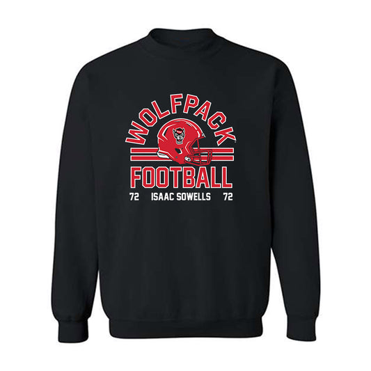 NC State - NCAA Football : Isaac Sowells - Classic Fashion Shersey Crewneck Sweatshirt-0