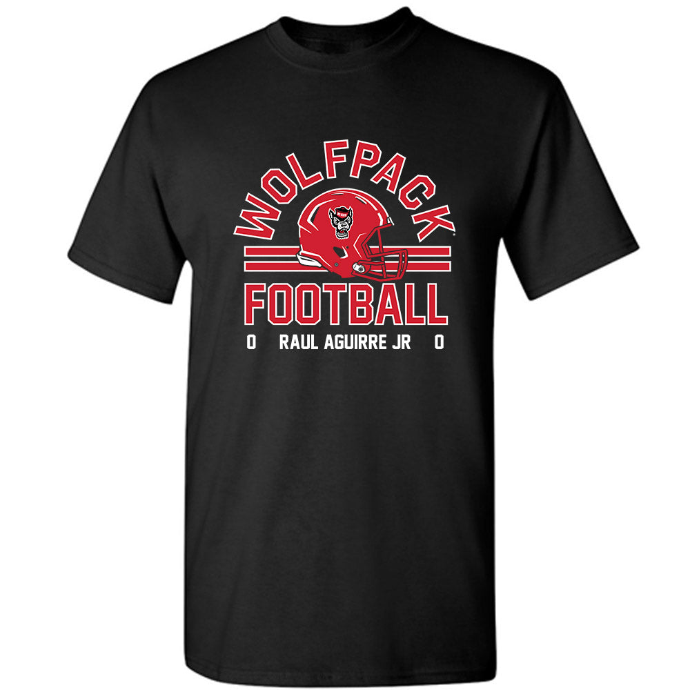 NC State - NCAA Football : Raul Aguirre JR - Classic Fashion Shersey T-Shirt-0