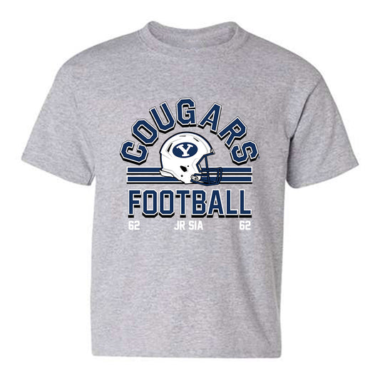 BYU - NCAA Football : Jr Sia - Youth T-Shirt-0