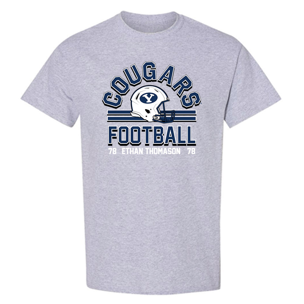 BYU - NCAA Football : Ethan Thomason - T-Shirt-0