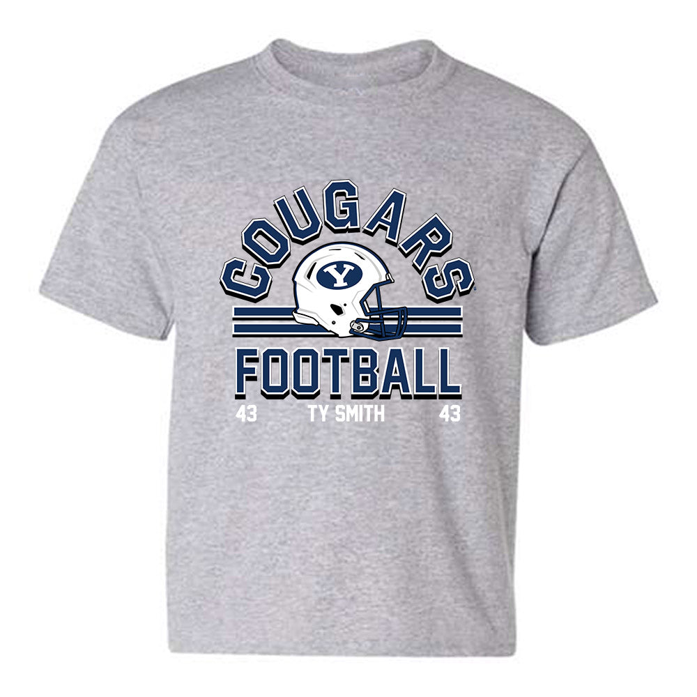 BYU - NCAA Football : Ty Smith - Youth T-Shirt-0