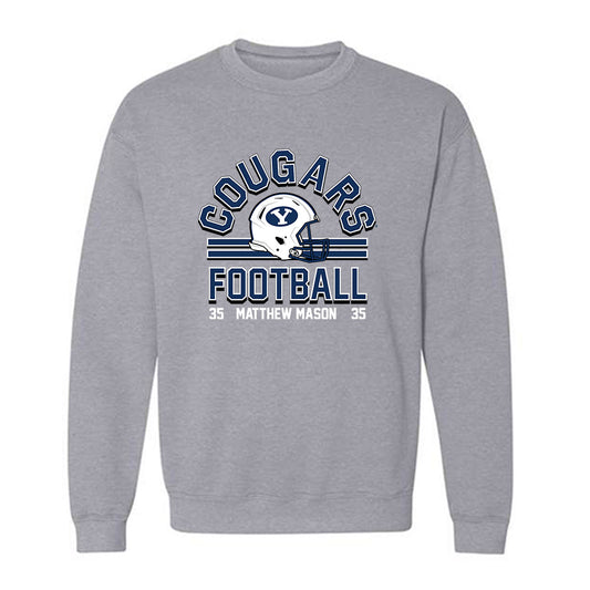 BYU - NCAA Football : Matthew Mason - Crewneck Sweatshirt-0