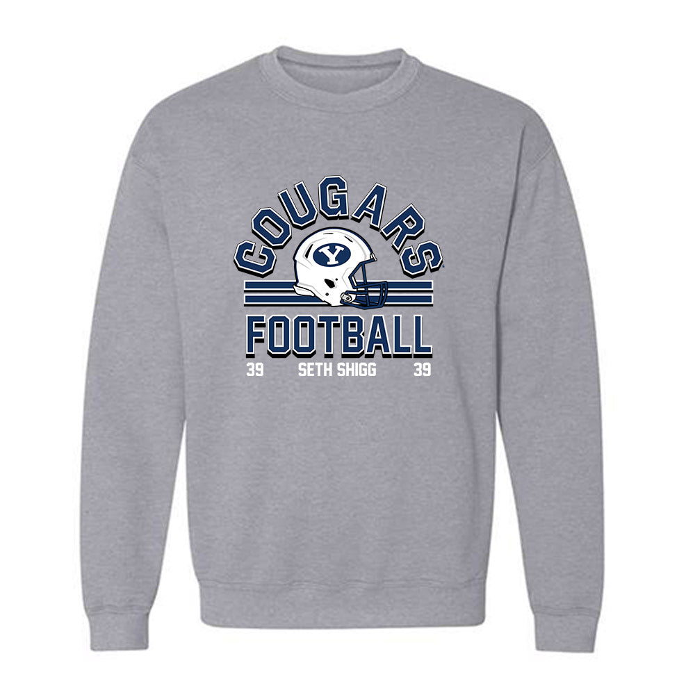 BYU - NCAA Football : Seth Shigg - Crewneck Sweatshirt-0