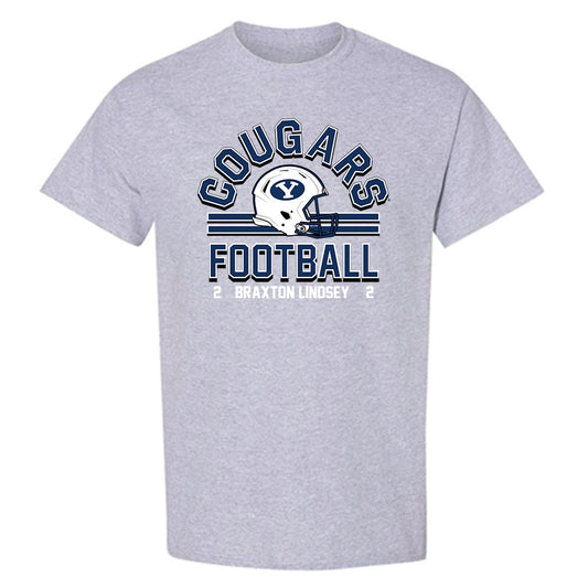 BYU - NCAA Football : Braxton Lindsey - T-Shirt-0
