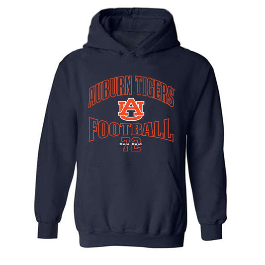 Auburn - NCAA Football : Cole Best - Hooded Sweatshirt-0
