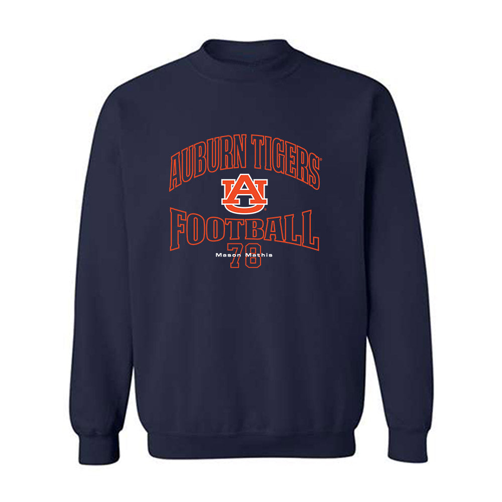Auburn - NCAA Football : Mason Mathis - Crewneck Sweatshirt-0