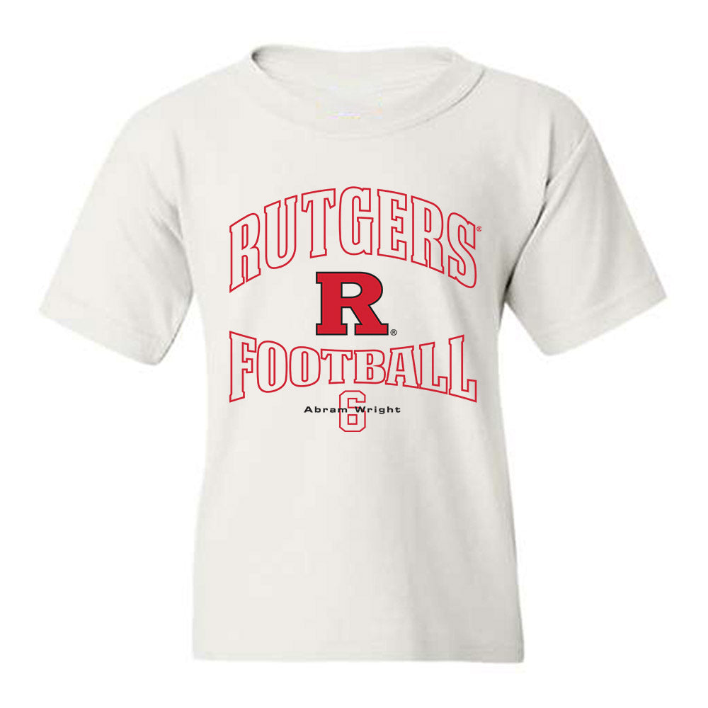 Rutgers - NCAA Football : Abram Wright - Classic Fashion Shersey Youth T-Shirt-0
